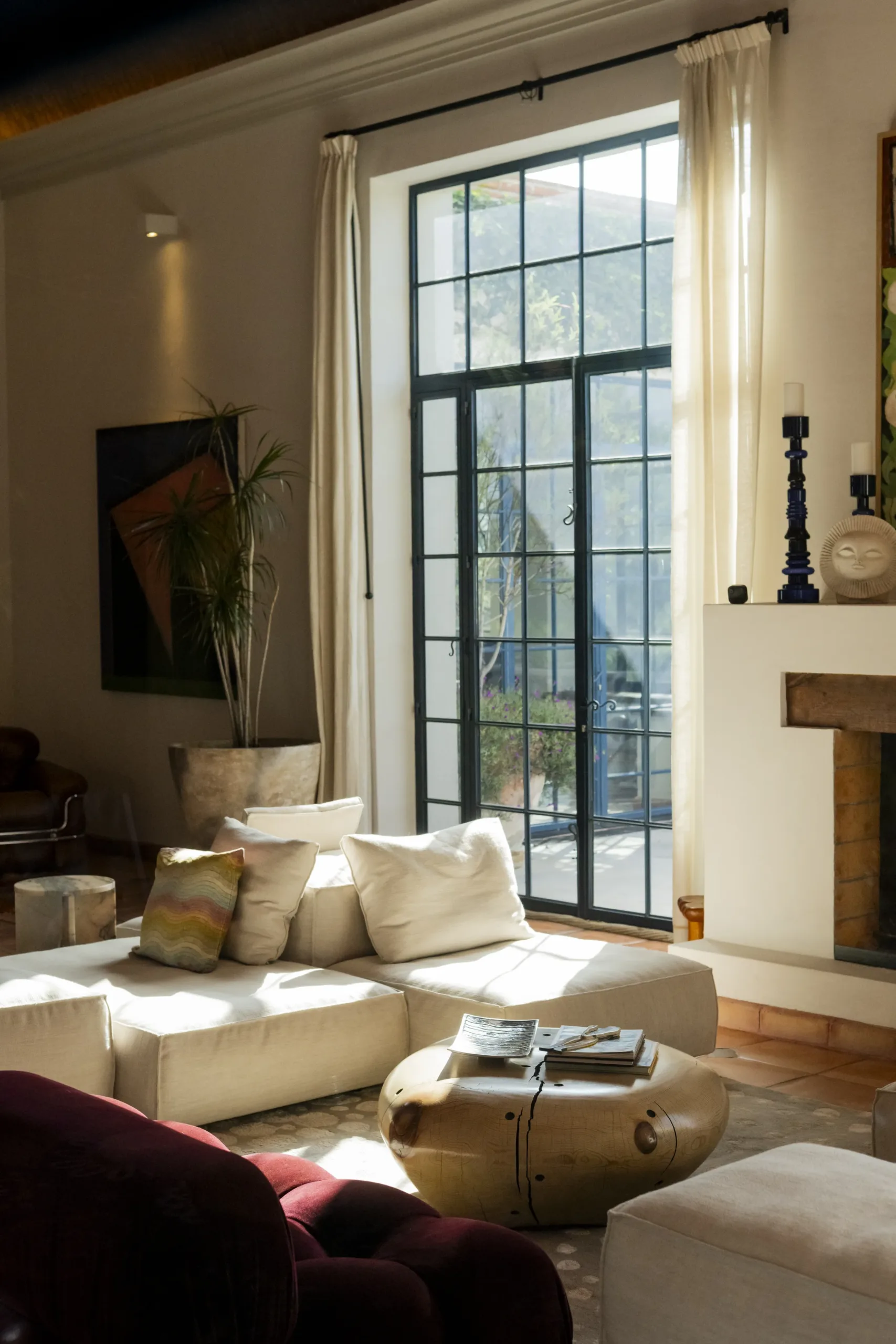The living room, in afternoon light.